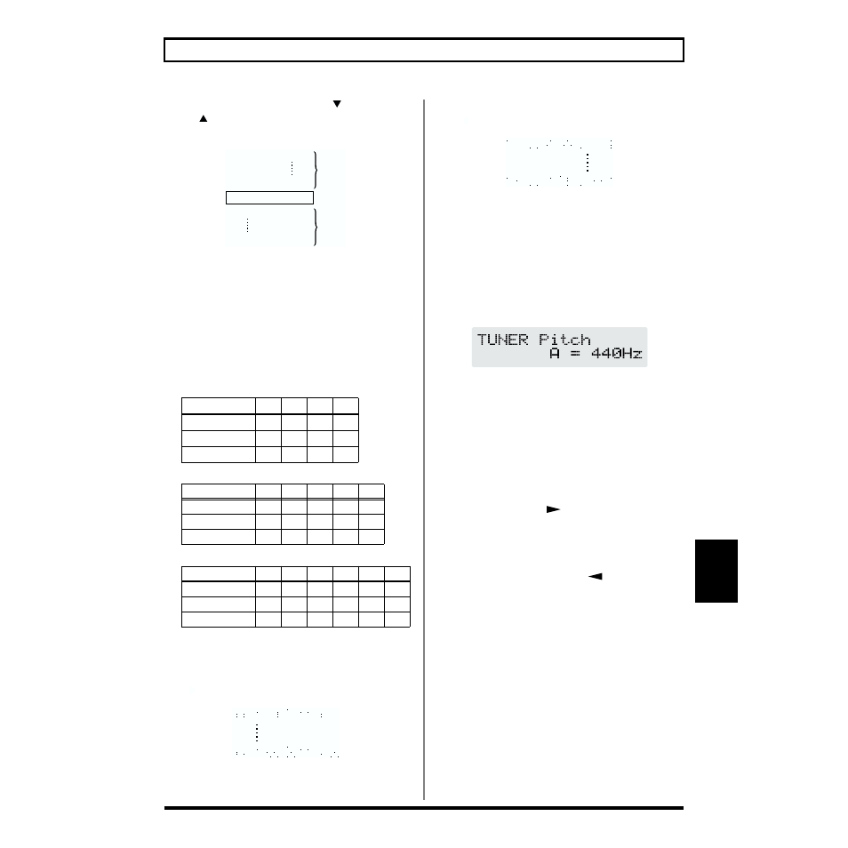 How to tune, Changing the tuner settings, How to tune changing the tuner settings | Chapter 8 | Boss Audio Systems GT-6B User Manual | Page 57 / 84