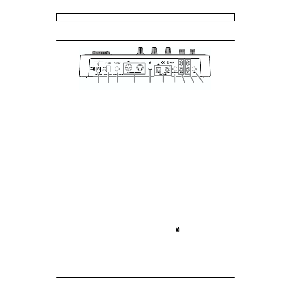 Rear panel | Boss Audio Systems SP-505 User Manual | Page 13 / 92