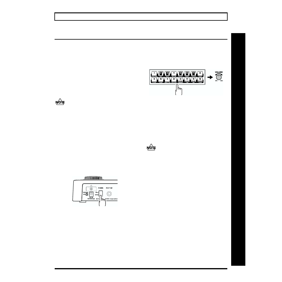 Turning the power on, Turning the power off, Quick start | Boss Audio Systems SP-505 User Manual | Page 15 / 92