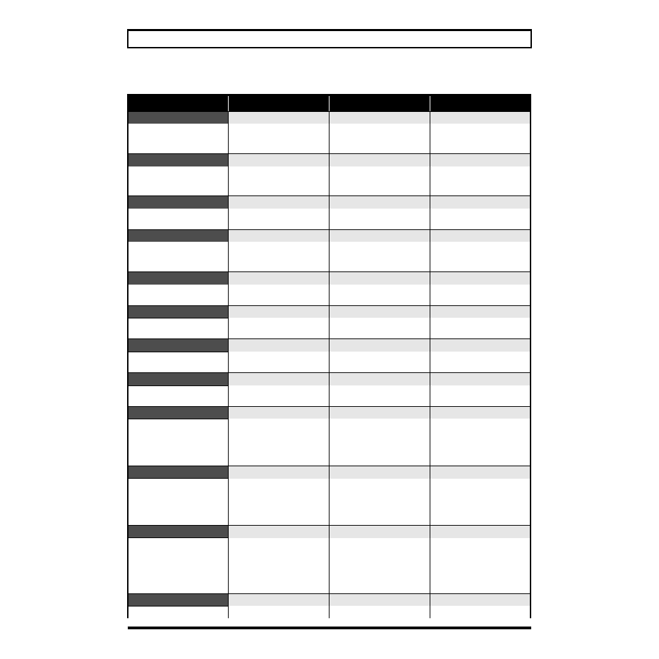 Effects list | Boss Audio Systems SP-505 User Manual | Page 36 / 92