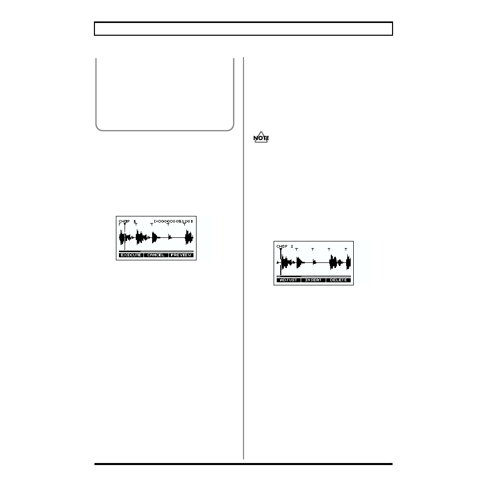 Adding a dividing point, Deleting a dividing point, Adding a dividing point deleting a dividing point | Boss Audio Systems SP-505 User Manual | Page 52 / 92