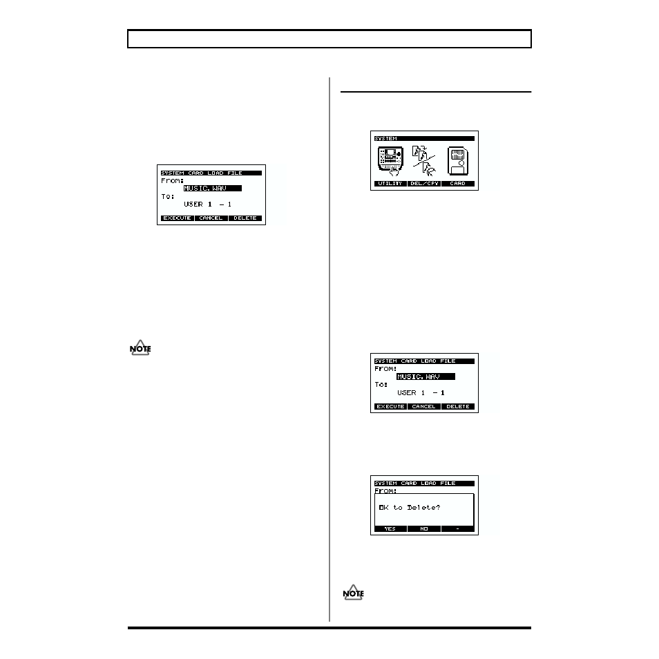 Deleting a wav/aiff file | Boss Audio Systems SP-505 User Manual | Page 70 / 92