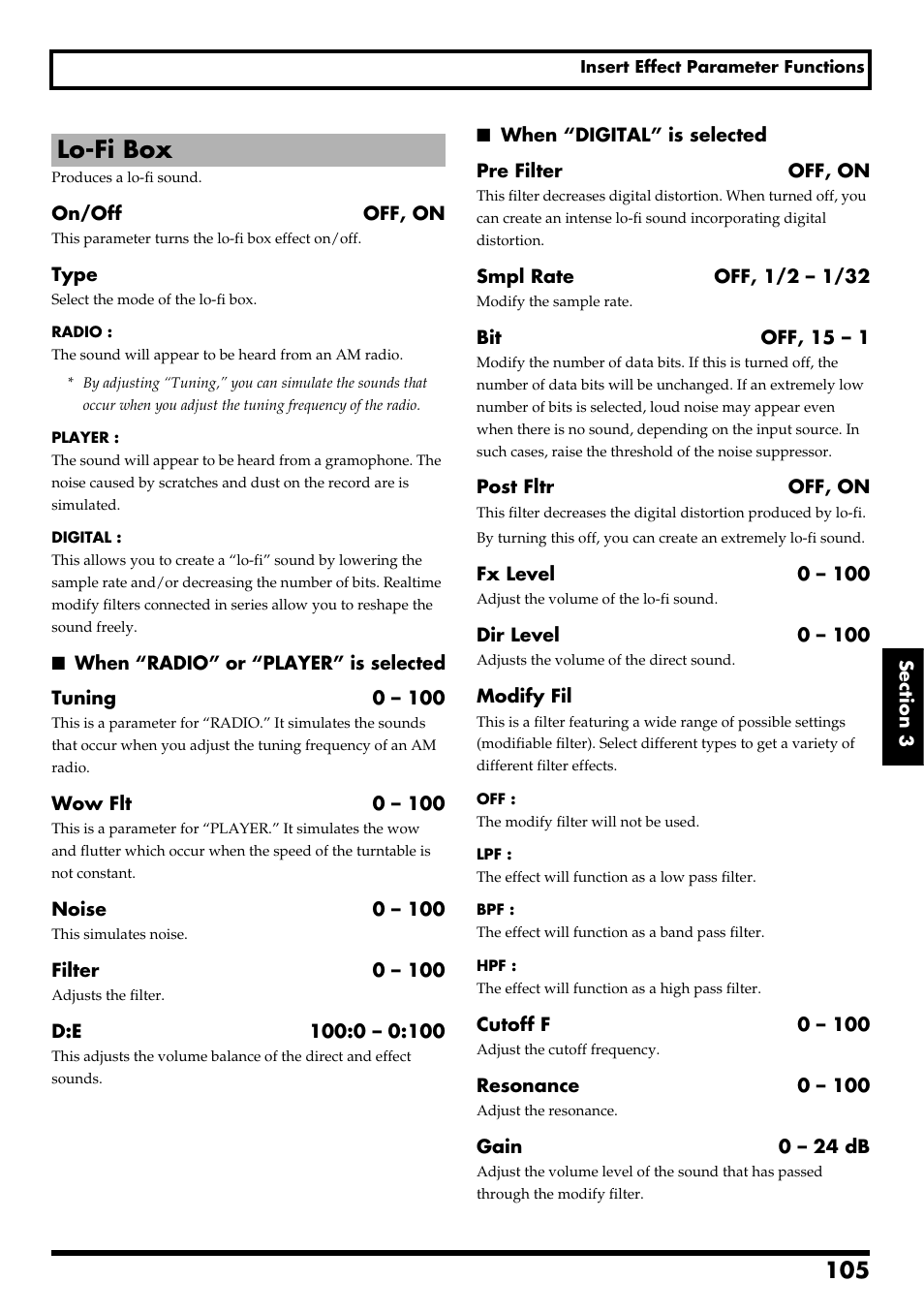 Lo-fi box, Re v0.10 | Boss Audio Systems BR-600 User Manual | Page 105 / 228