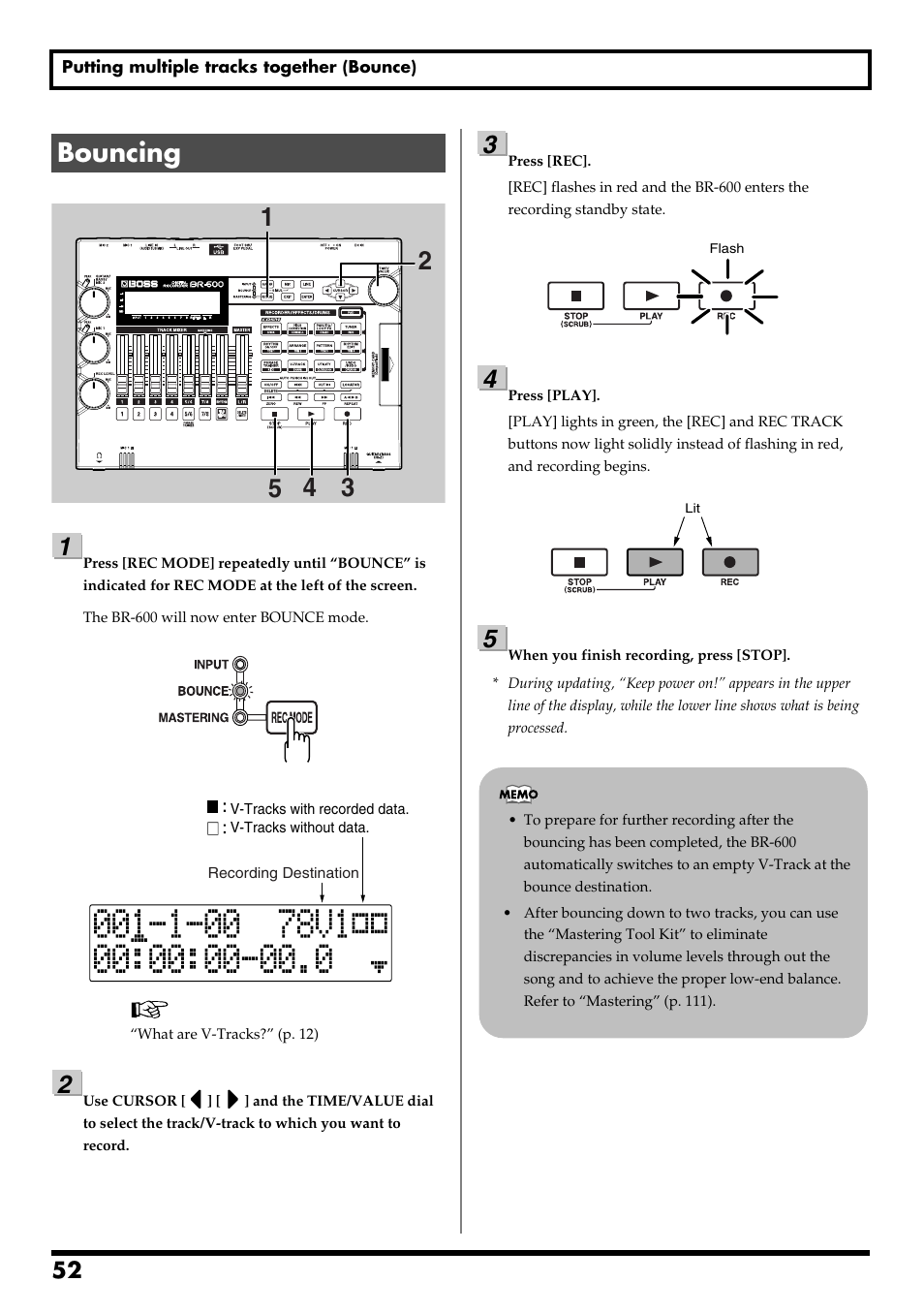 Bouncing, Re v0.10 | Boss Audio Systems BR-600 User Manual | Page 52 / 228
