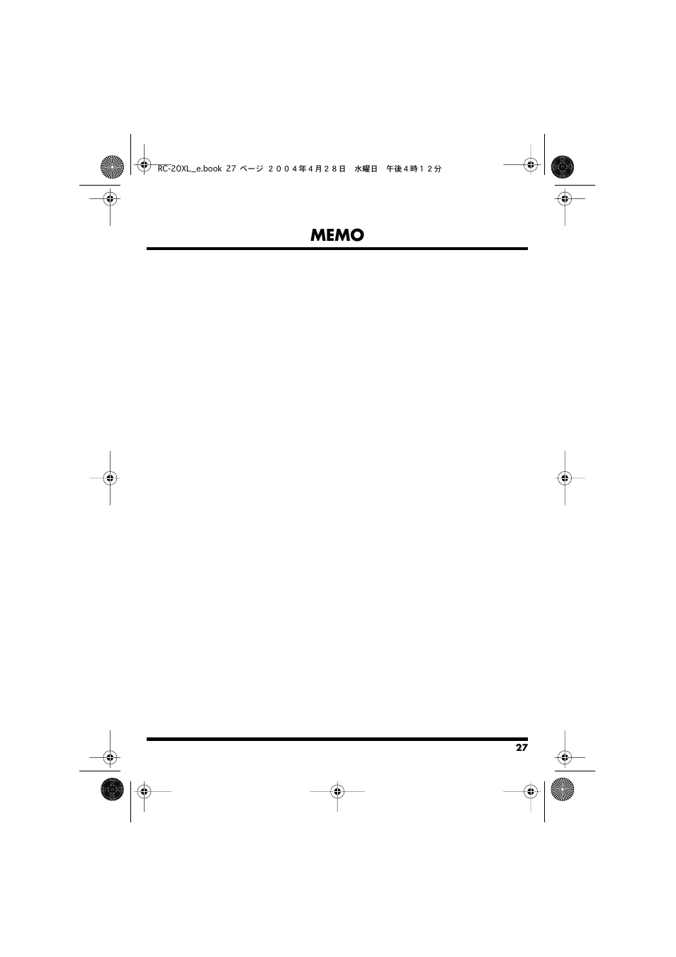 Boss Audio Systems RC-20XL User Manual | Page 27 / 40