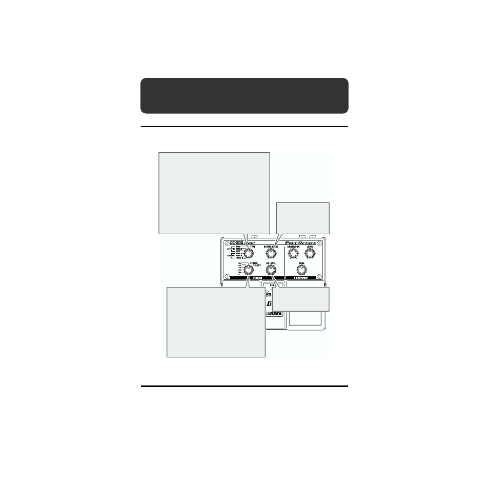 Part names and functions, Front panel, Octave | Boss Audio Systems OC-20G User Manual | Page 7 / 24