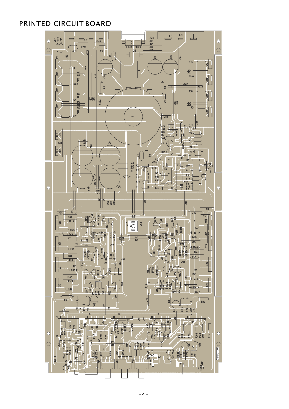 Printed circuit board | Boss Audio Systems CH900 User Manual | Page 4 / 8
