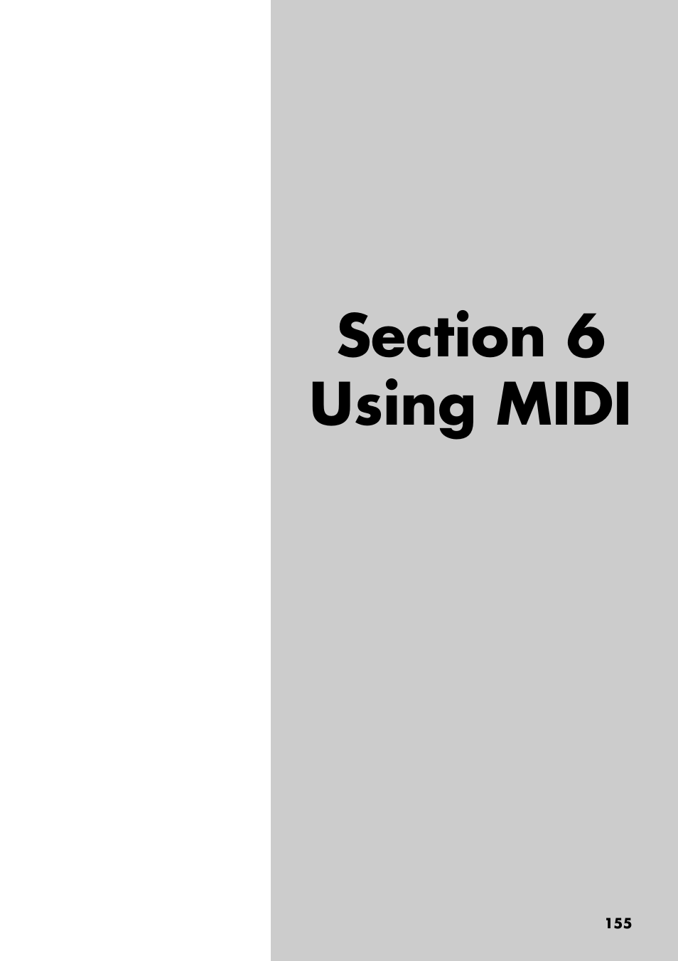 Section 6 using midi | Boss Audio Systems BR-900CD User Manual | Page 155 / 232