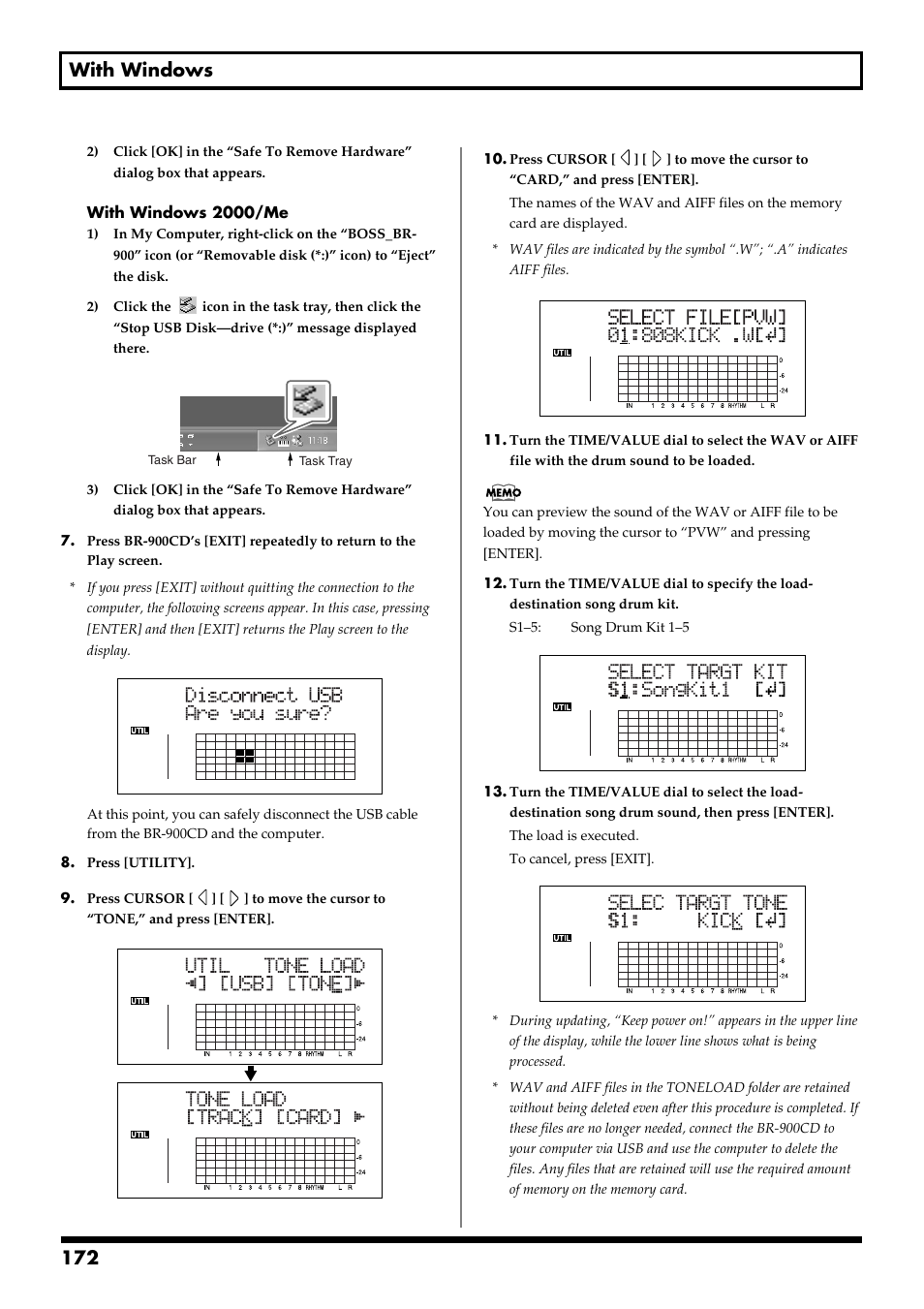 172 with windows | Boss Audio Systems BR-900CD User Manual | Page 172 / 232