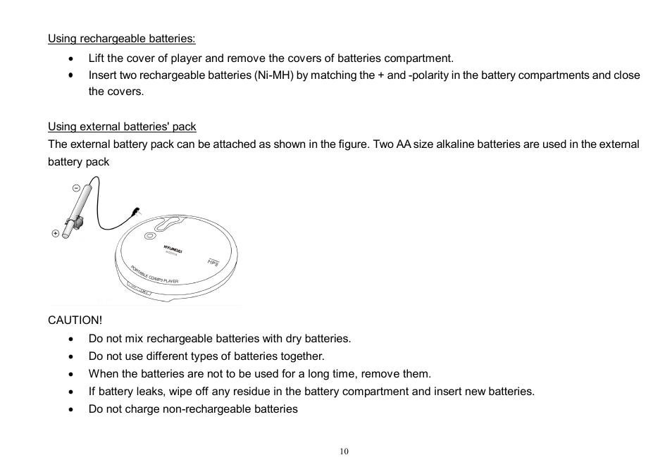 Hyundai H-CD7016 User Manual | Page 10 / 35