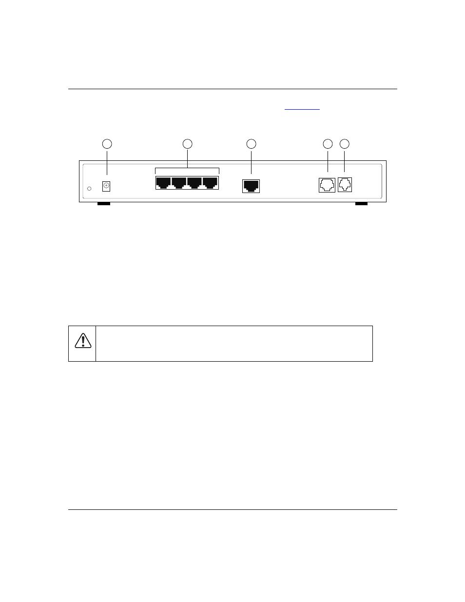Connecting the serial cable (optional), Connecting to the line port, Connecting the serial cable (optional) -7 | Connecting to the line port -7, Figure 2-2, Rear panel of the model rm356 modem router -7 | Bay Technical Associates RM356 User Manual | Page 39 / 118