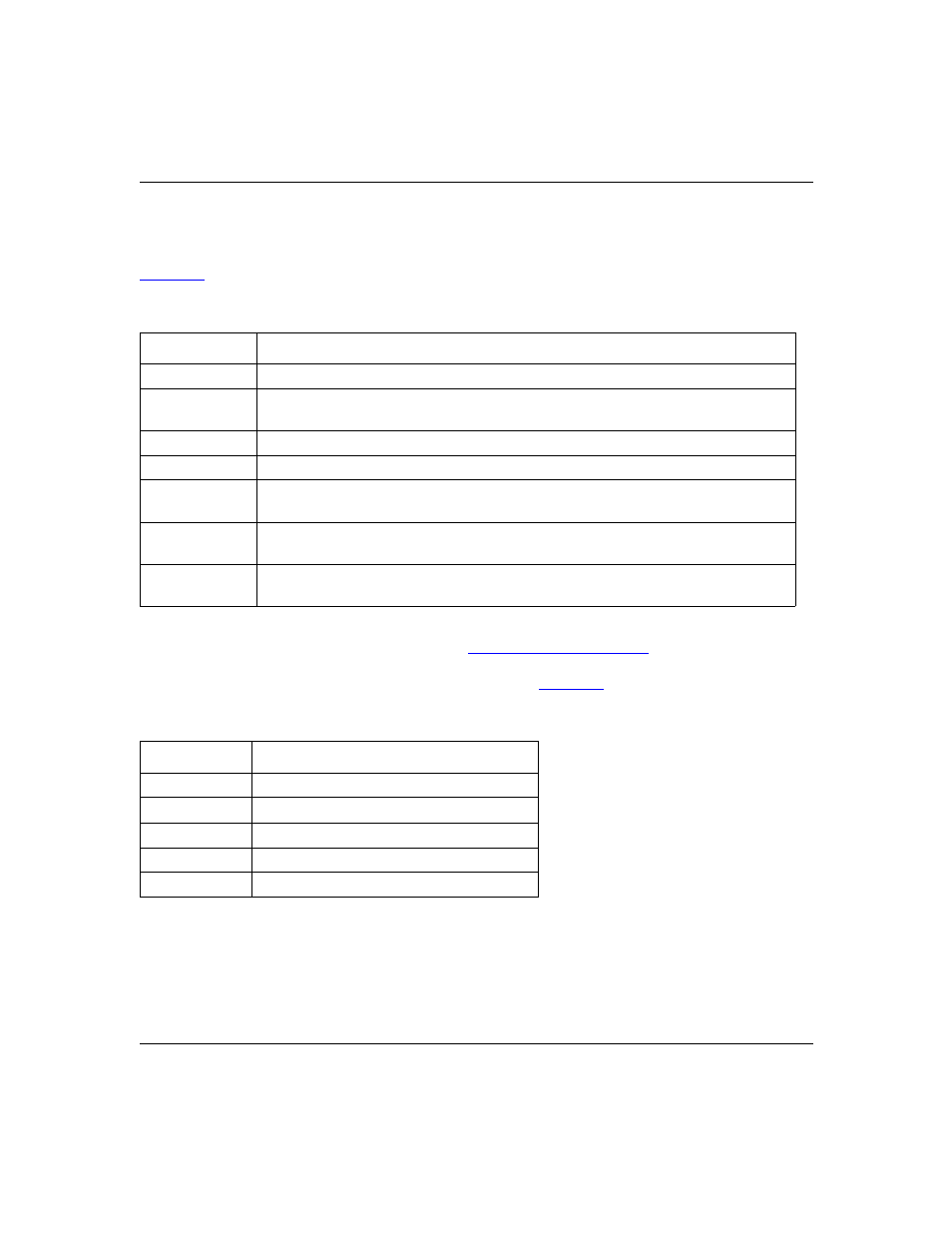 Table 8-1, Table 8-2, Abbreviations used if filter type is ip -3 | Bay Technical Associates RM356 User Manual | Page 79 / 118