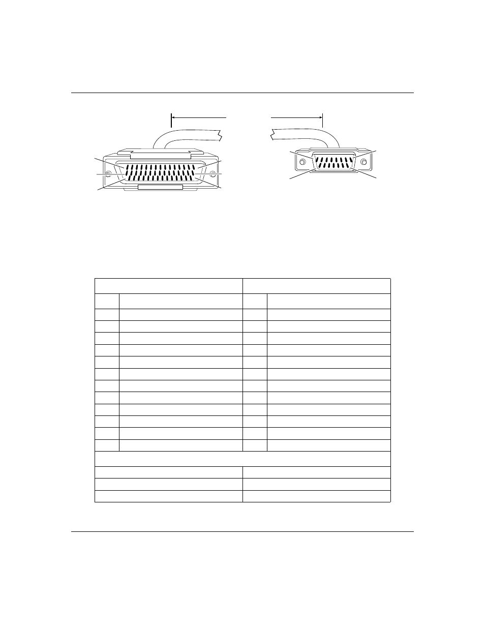 Figure d-3, Table d-6, Through | For serial interf | Bay Technical Associates BayStack ARN Routers none User Manual | Page 142 / 156