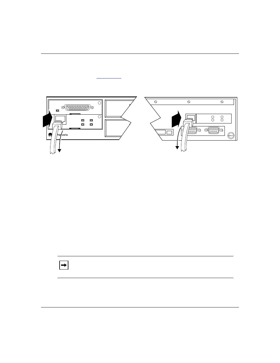 Connecting a management console, Connecting a management console -20, Figure 1-13. connecting an rj-11cable -20 | Installing and operating baystack arn routers 1-20, Use t | Bay Technical Associates BayStack ARN Routers none User Manual | Page 50 / 156