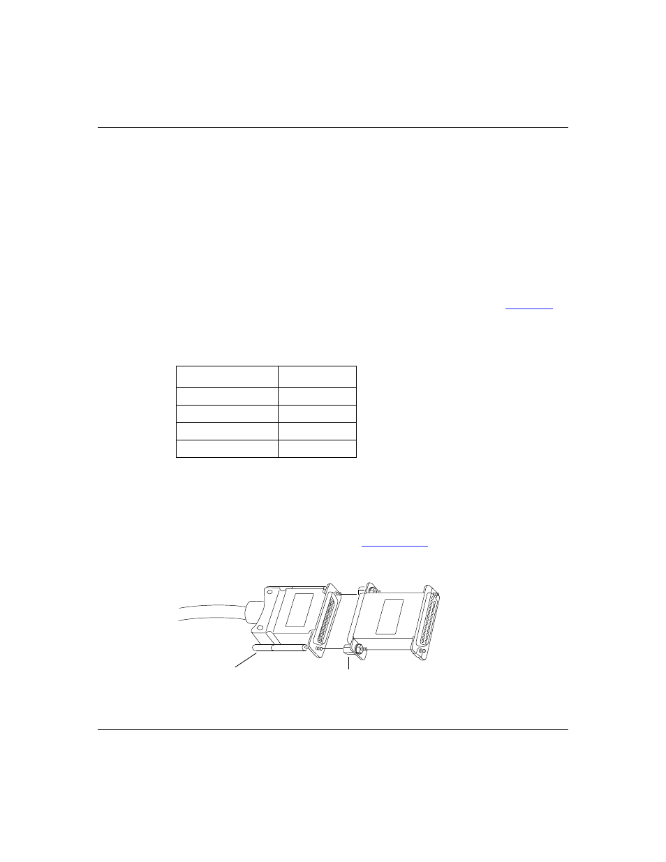Connecting a terminal console, Connecting a terminal console -21, Figure 1-14. attaching the null modem adapter -21 | Table 1-3, Console parameters -21 | Bay Technical Associates BayStack ARN Routers none User Manual | Page 51 / 156