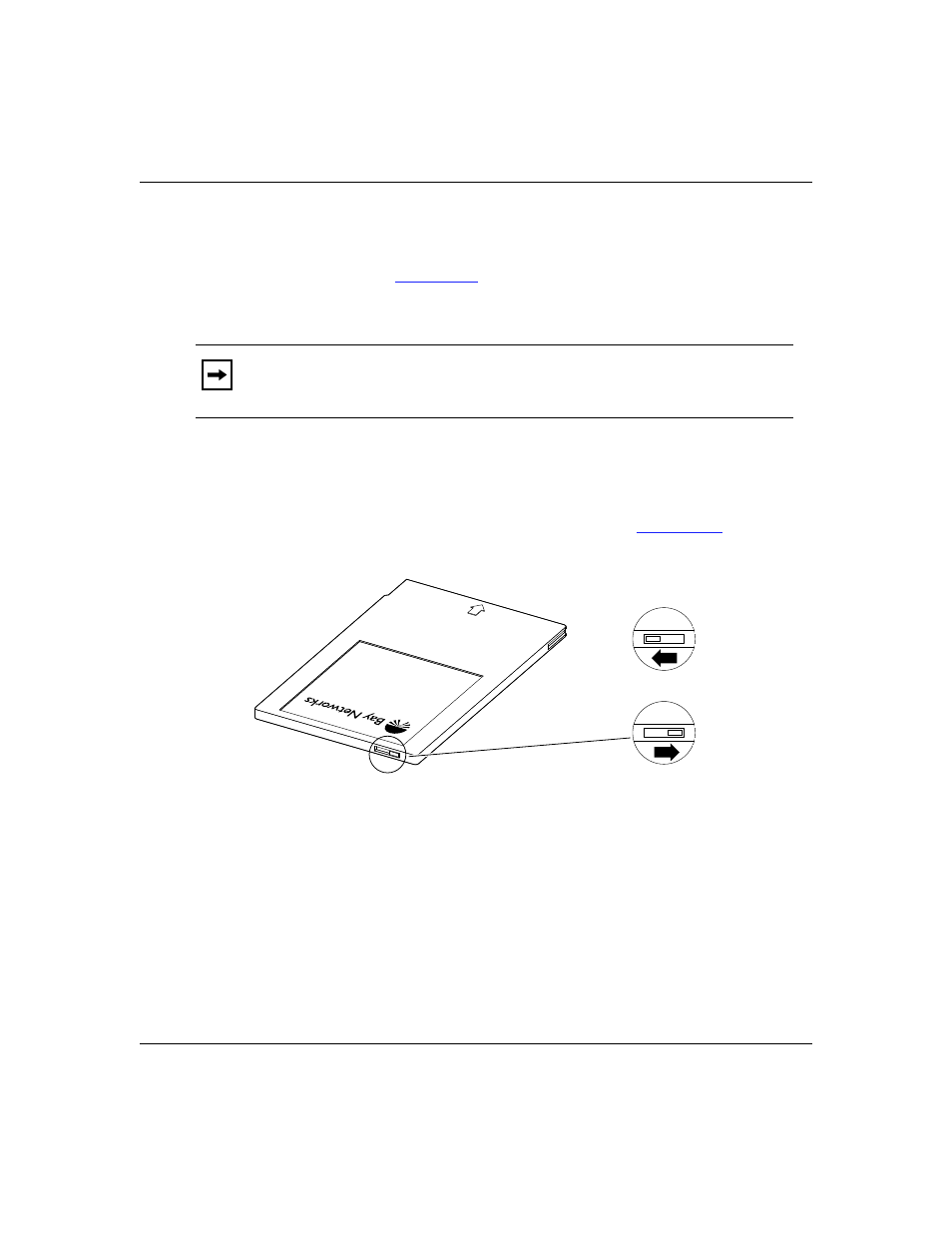 Protecting memory card files, Protecting memory card files -13, Figure 3-5 | Memory card read/write protect switch -13 | Bay Technical Associates BayStack ARN Routers none User Manual | Page 91 / 156