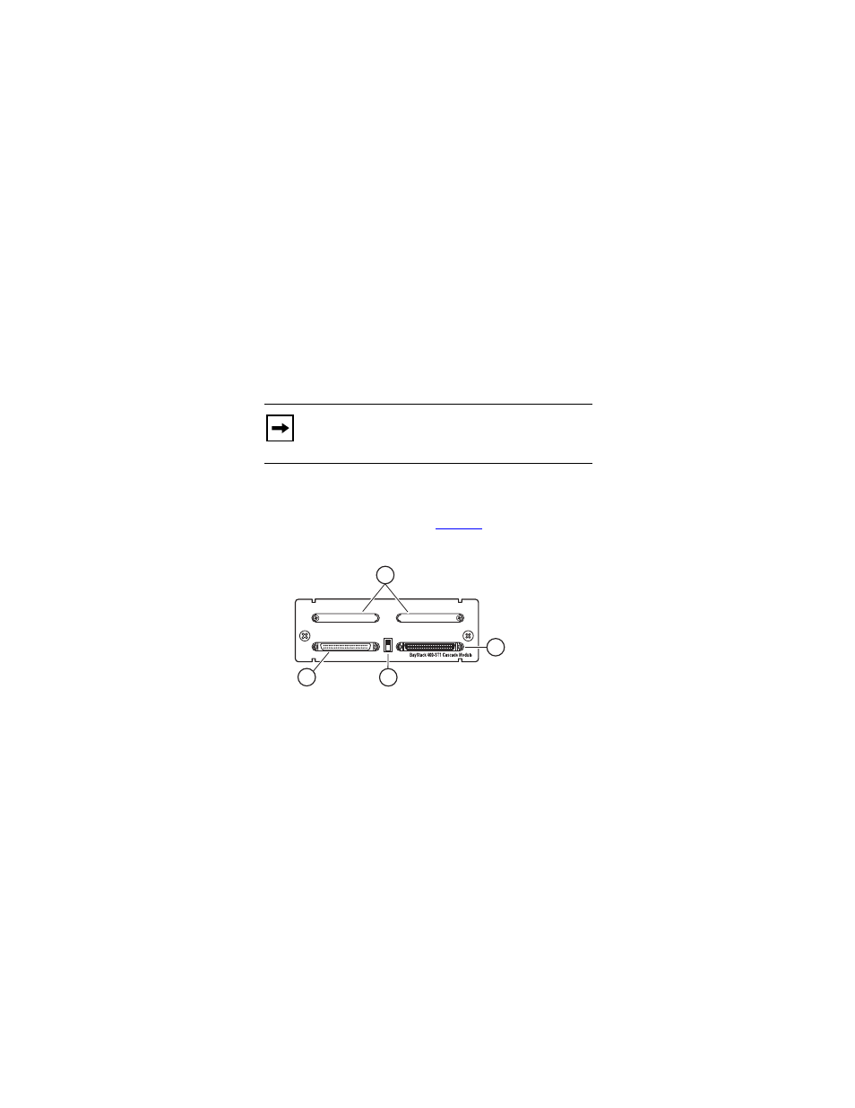 Baystack 400-st1 front panel components | Bay Technical Associates BayStack 400-ST1 User Manual | Page 6 / 40