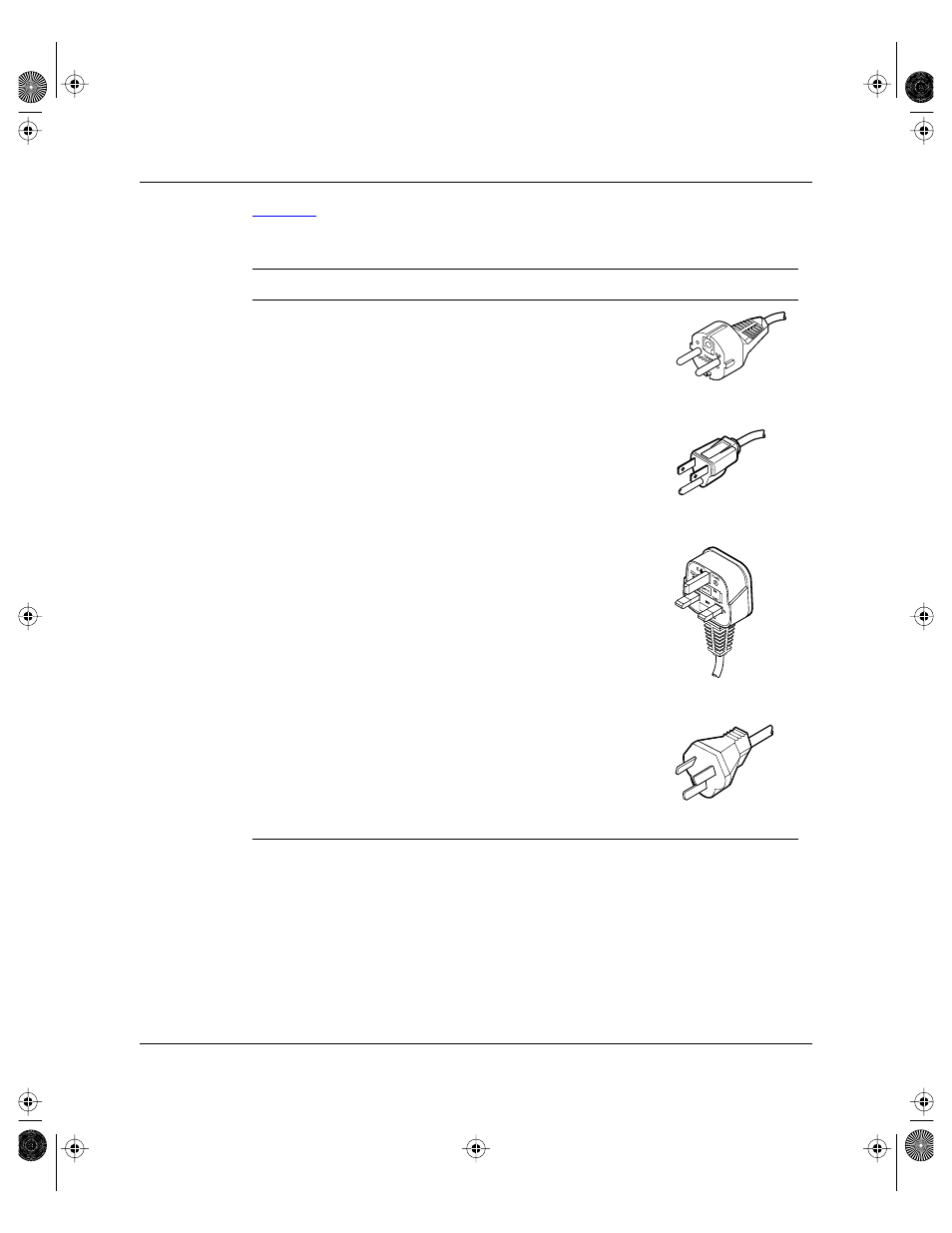 Table 1-5, International power cord specifications -9 | Bay Technical Associates BayStack 304 User Manual | Page 33 / 101