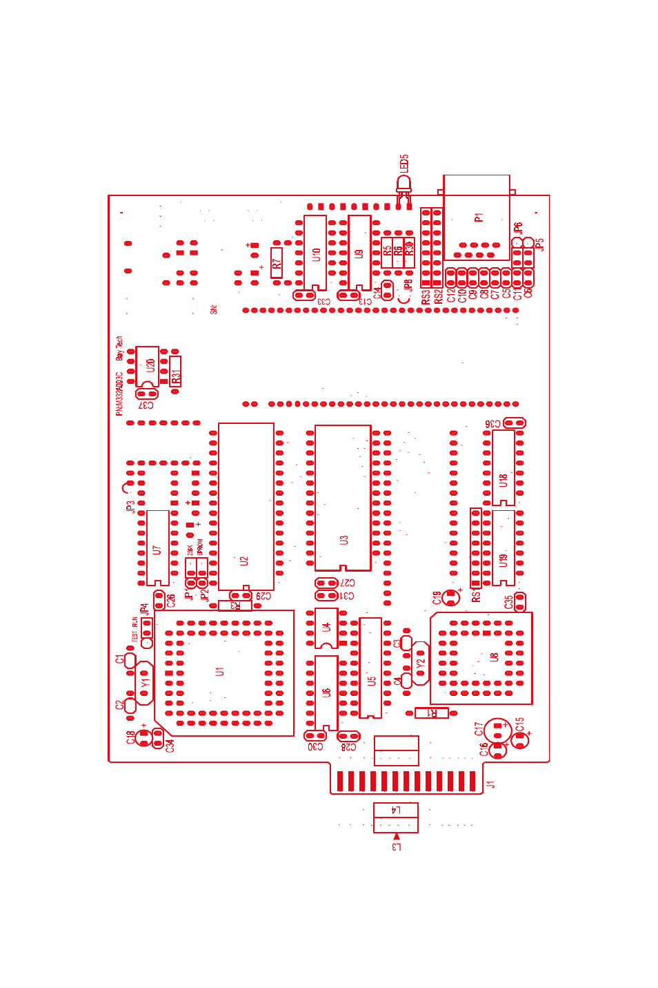 Appendix d - drawings, Ds71 mechanical layout | Bay Technical Associates DS4-RPC User Manual | Page 88 / 101