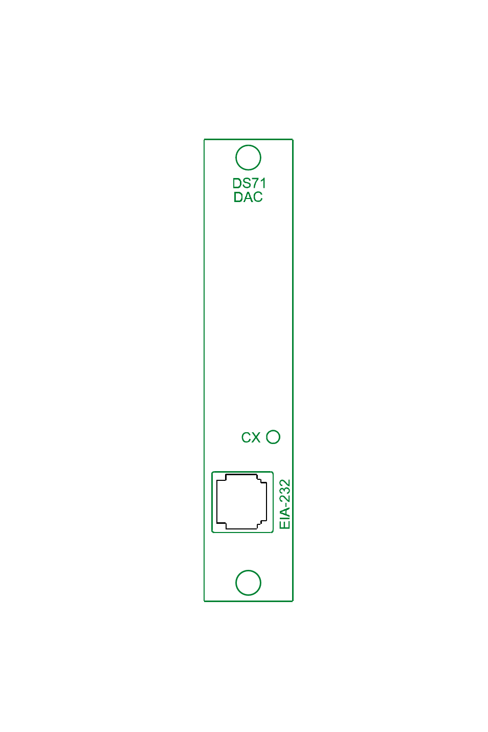 Ds71 faceplate layout | Bay Technical Associates DS4-RPC User Manual | Page 92 / 101