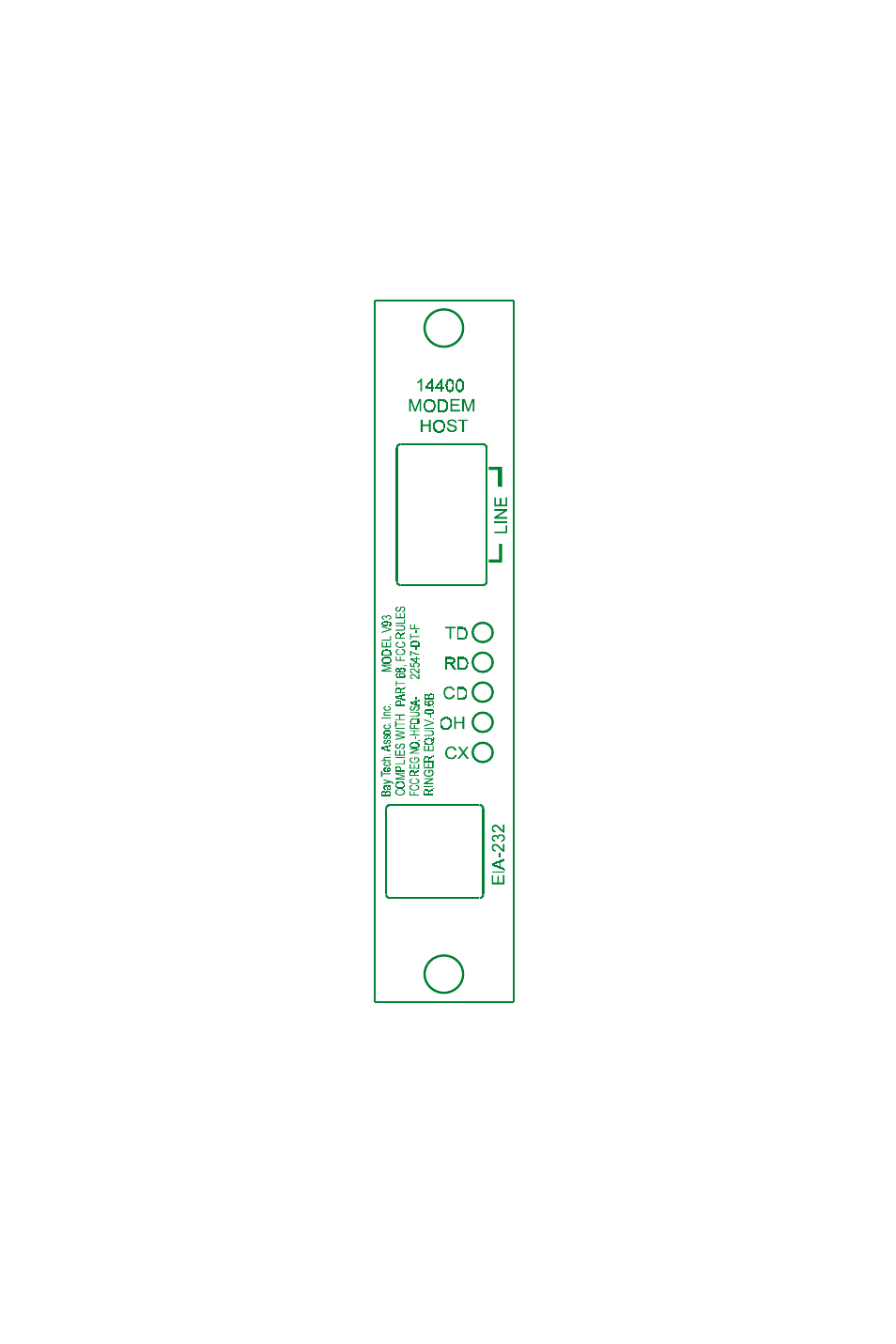 Ds71-md2 faceplate layout | Bay Technical Associates DS4-RPC User Manual | Page 93 / 101