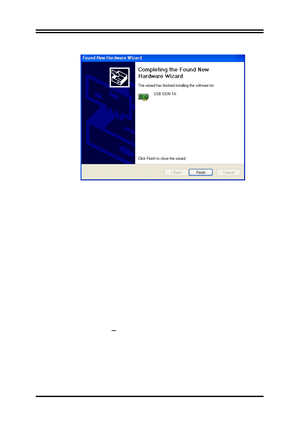 Isdn utility and diagnostic program | Billion Electric Company USB ISDN TA BIPAC-221 User Manual | Page 11 / 13