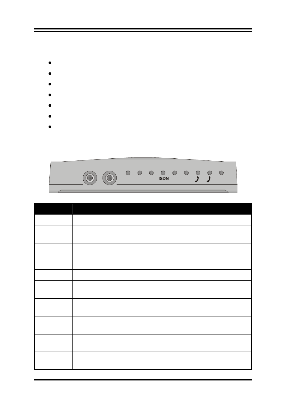 Package contents, The front panel leds, Quick start guide 1 | Led meaning | Billion Electric Company USB ISDN TA BIPAC-221 User Manual | Page 2 / 13