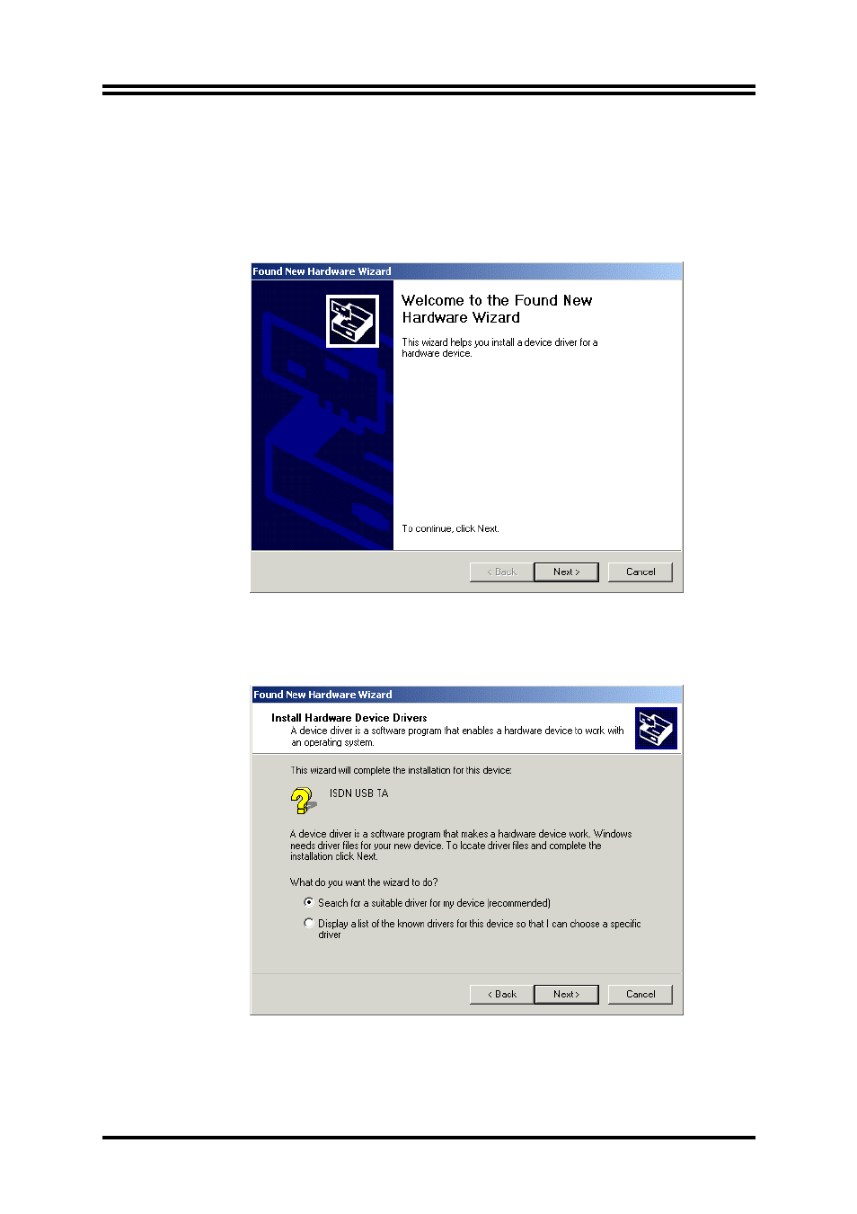 Billion Electric Company USB ISDN TA BIPAC-221 User Manual | Page 7 / 13