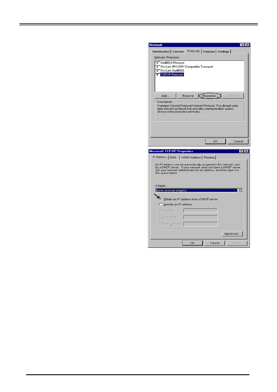 Configuring pc in windows nt4.0 | Billion Electric Company BIPAC 5100 User Manual | Page 10 / 12