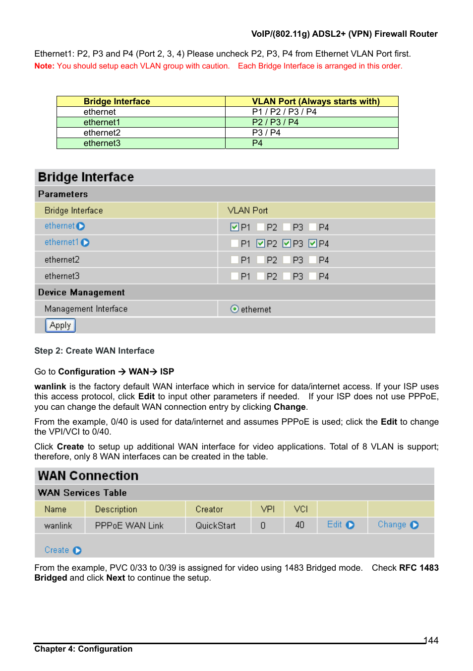 Billion Electric Company 7404V User Manual | Page 145 / 151