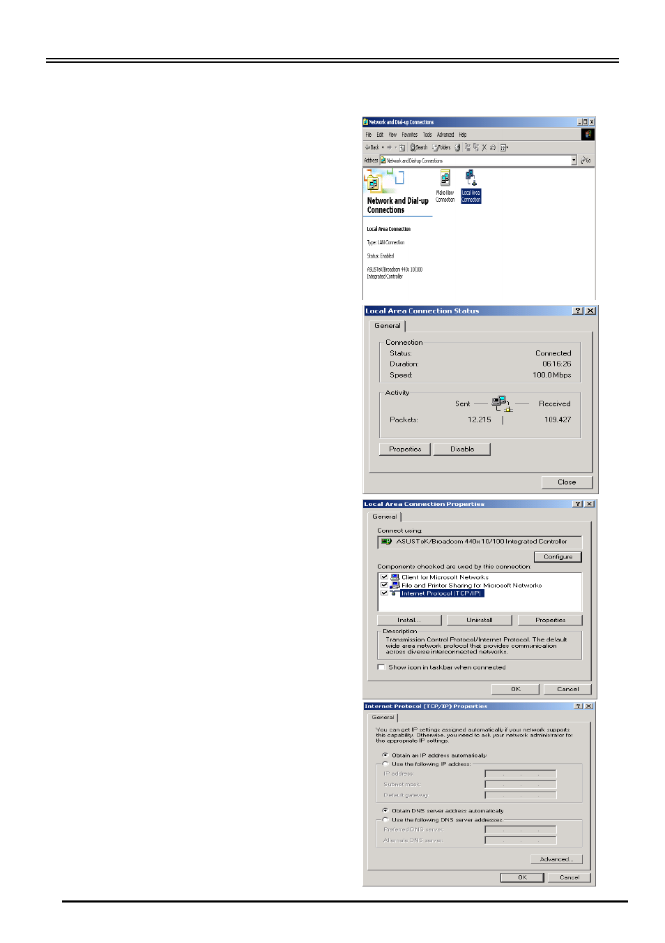 Configuring pc in windows 2000 | Billion Electric Company 8520 User Manual | Page 8 / 12