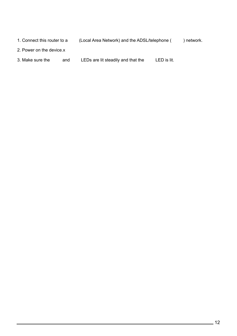 Connecting your router, Onnecting your router | Billion Electric Company BiPAC 7402G User Manual | Page 13 / 142