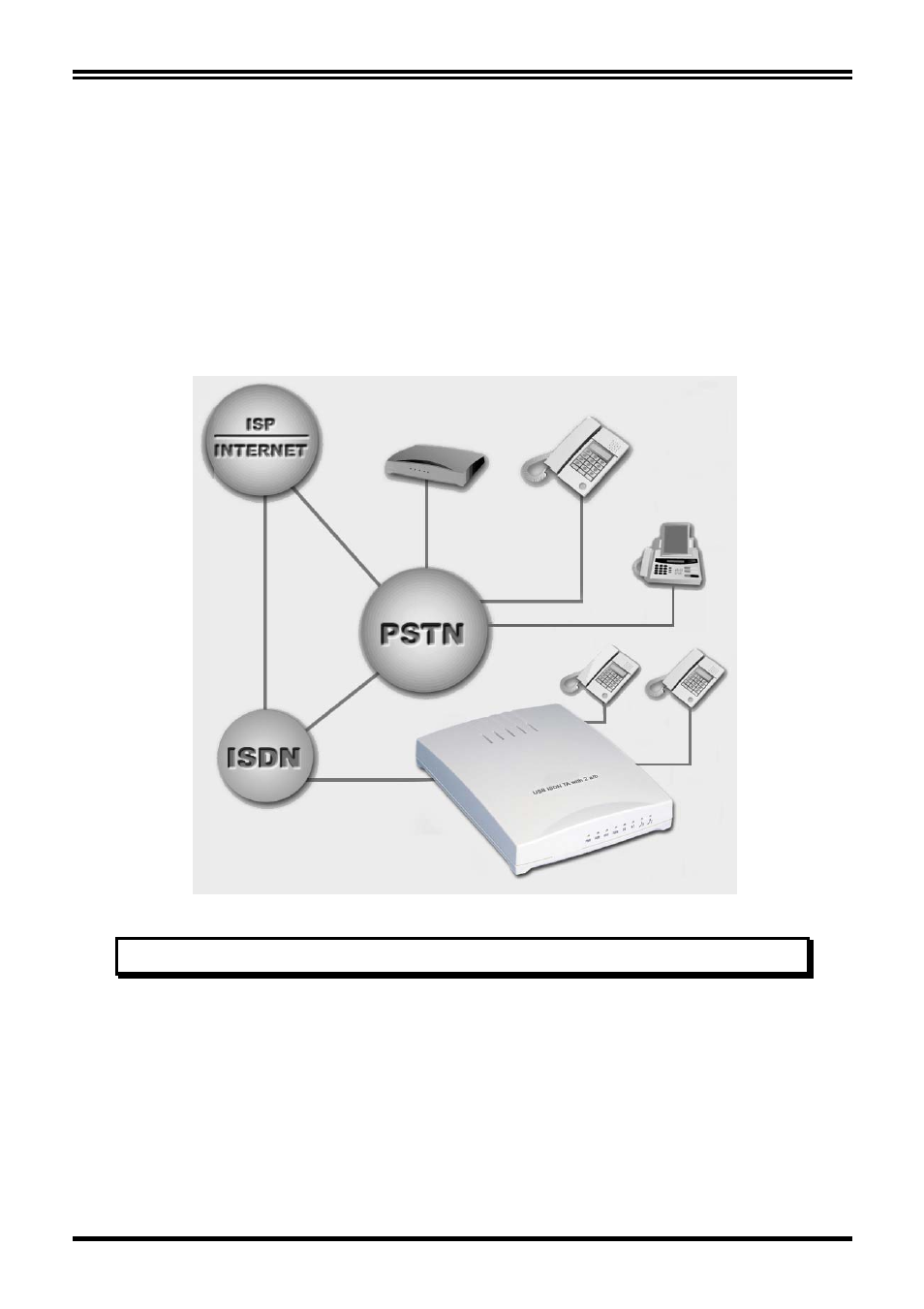 Package contents, The bipac-2ab 2.0 isdn a/b adaptor, Bipac-2ab 2.0 user’s manual | Billion Electric Company BIPAC-2AB 2.0 User Manual | Page 6 / 17