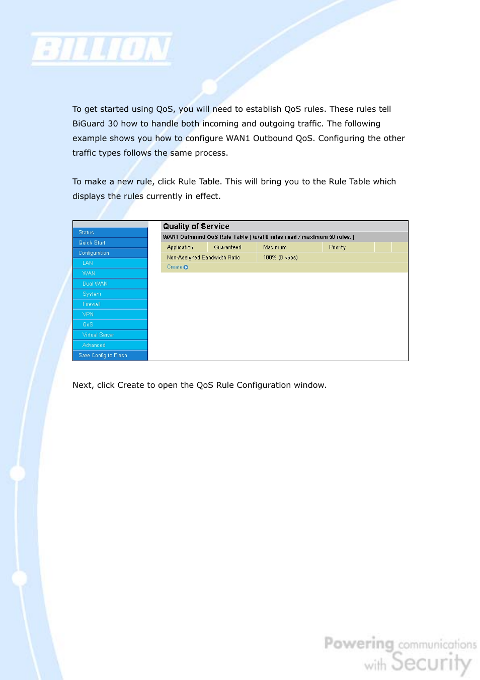 Billion Electric Company BiGuard 30 User Manual | Page 126 / 209