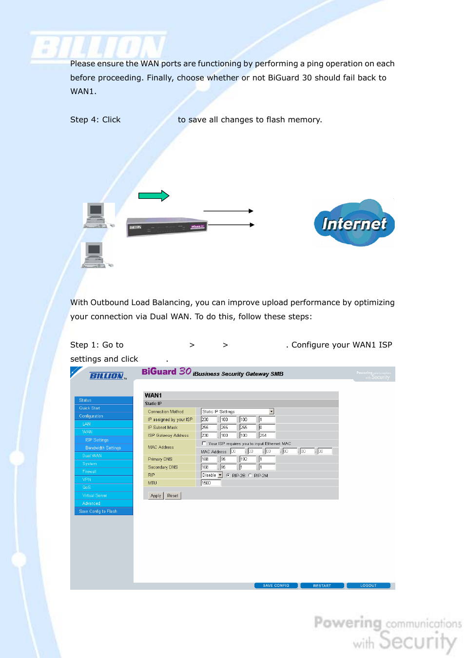 H.2 outbound load balancing | Billion Electric Company BiGuard 30 User Manual | Page 175 / 209