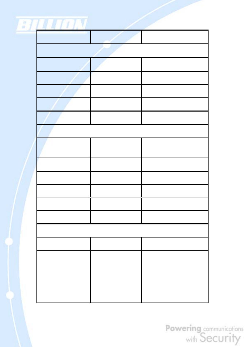 Billion Electric Company BiGuard 30 User Manual | Page 191 / 209