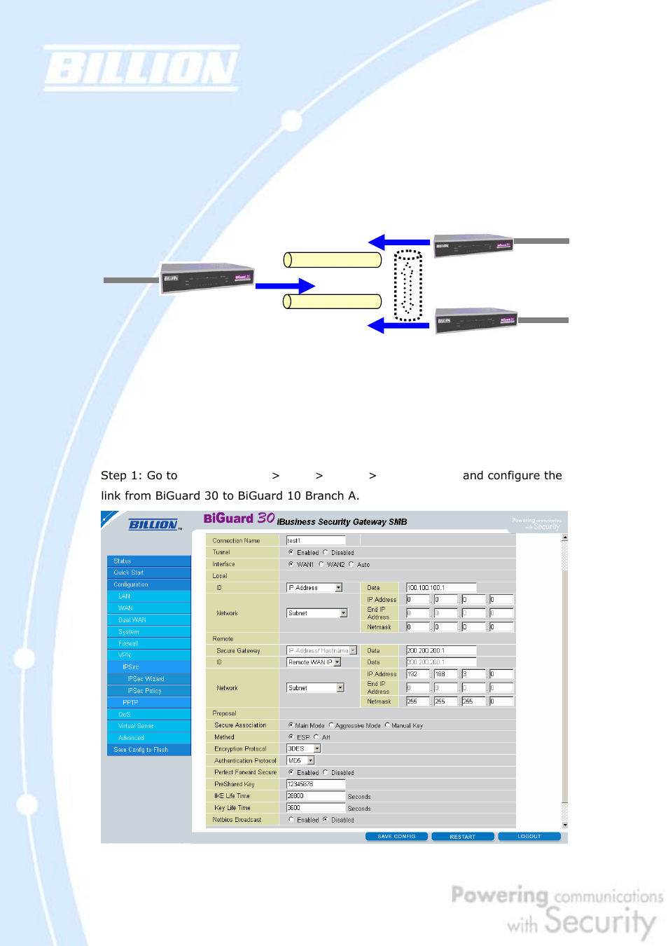 H.9 vpn concentrator | Billion Electric Company BiGuard 30 User Manual | Page 196 / 209