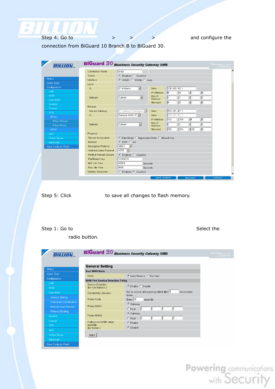 H.10 protocol binding | Billion Electric Company BiGuard 30 User Manual | Page 198 / 209