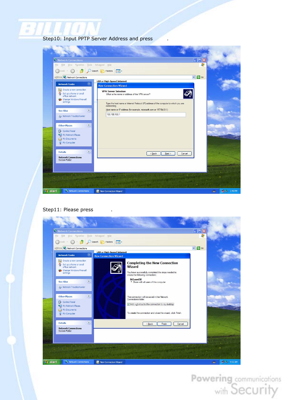 Billion Electric Company BiGuard 30 User Manual | Page 205 / 209