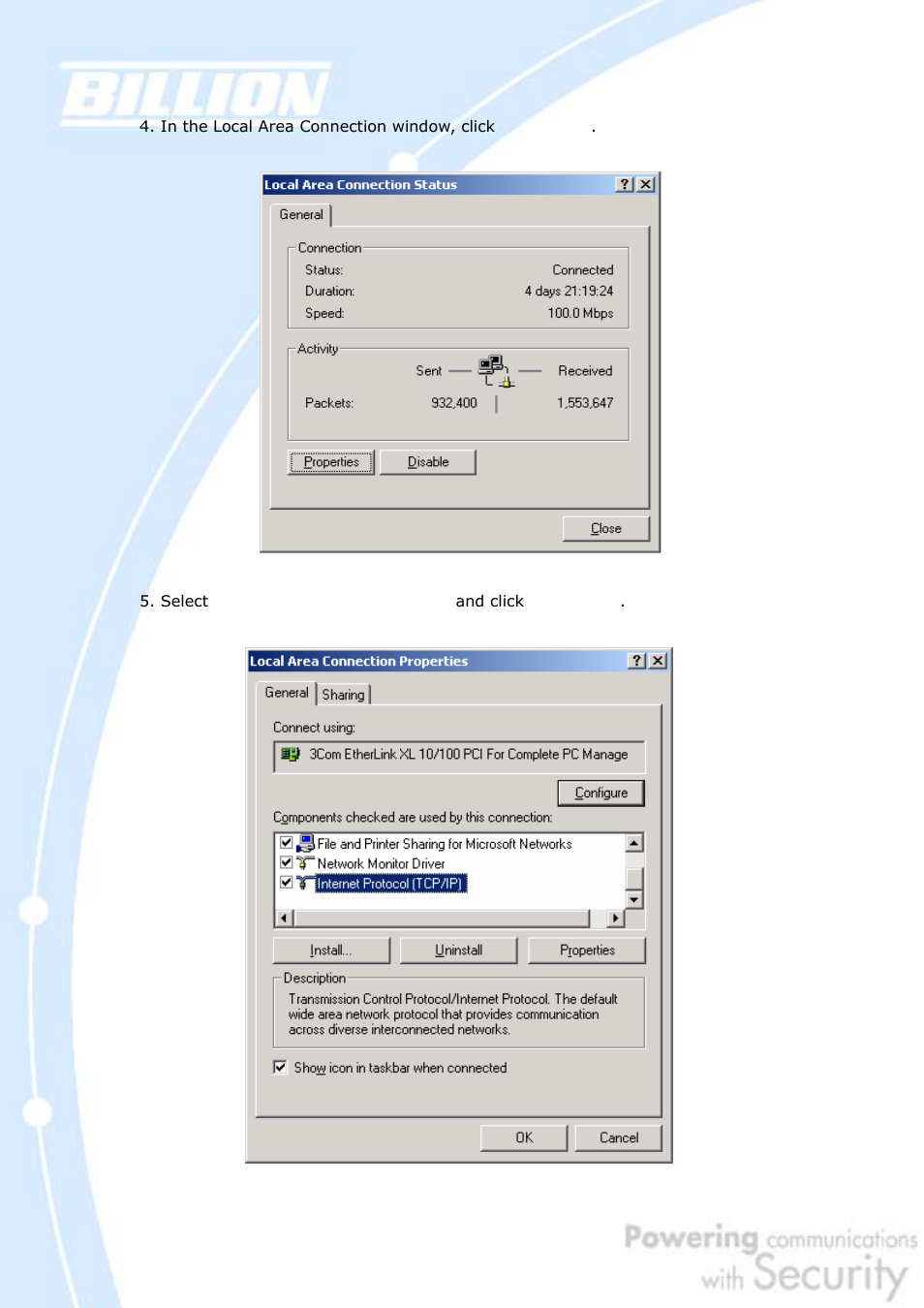 Billion Electric Company BiGuard 30 User Manual | Page 44 / 209