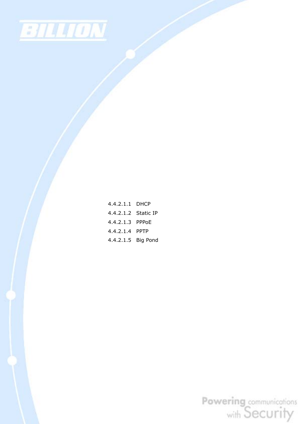 Billion Electric Company BiGuard 30 User Manual | Page 6 / 209