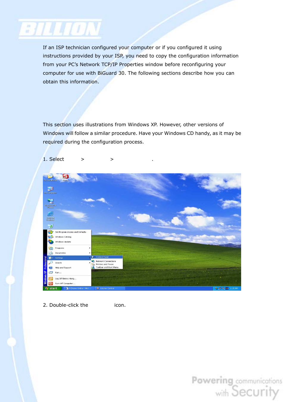 1 windows | Billion Electric Company BiGuard 30 User Manual | Page 61 / 209