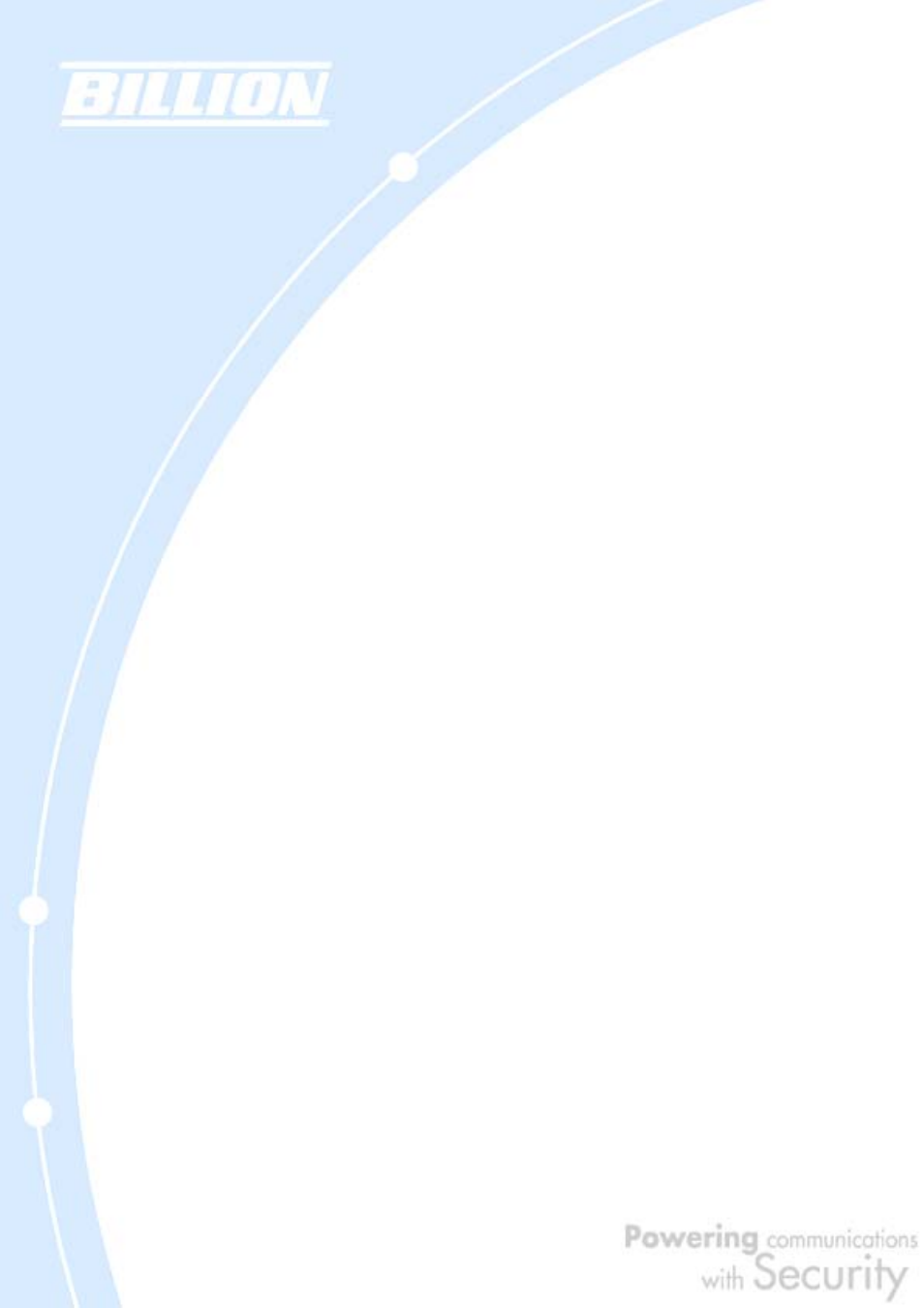 Billion Electric Company BiGuard 30 User Manual | Page 9 / 209