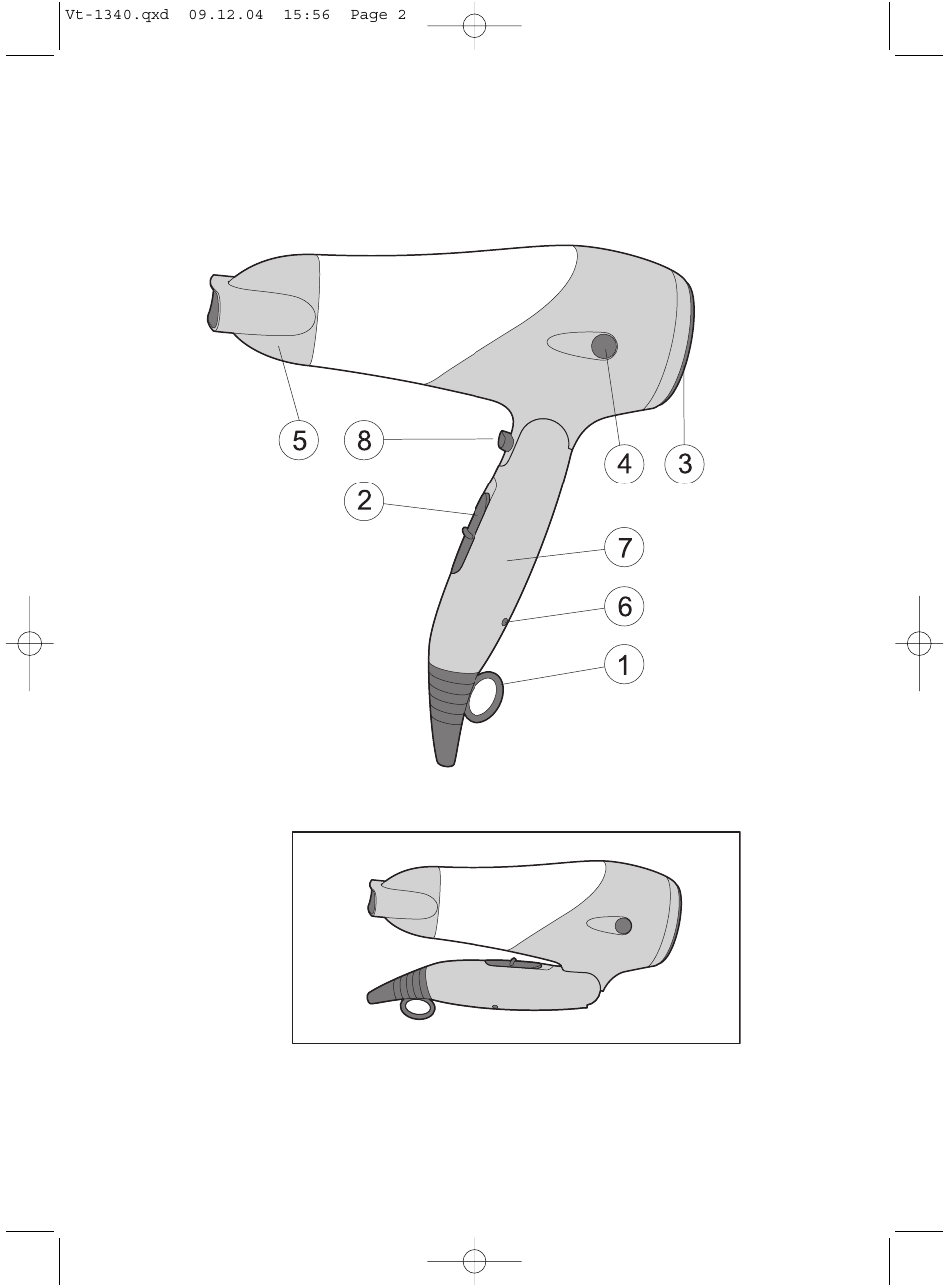 Vitek VT-1340 User Manual | Page 2 / 16