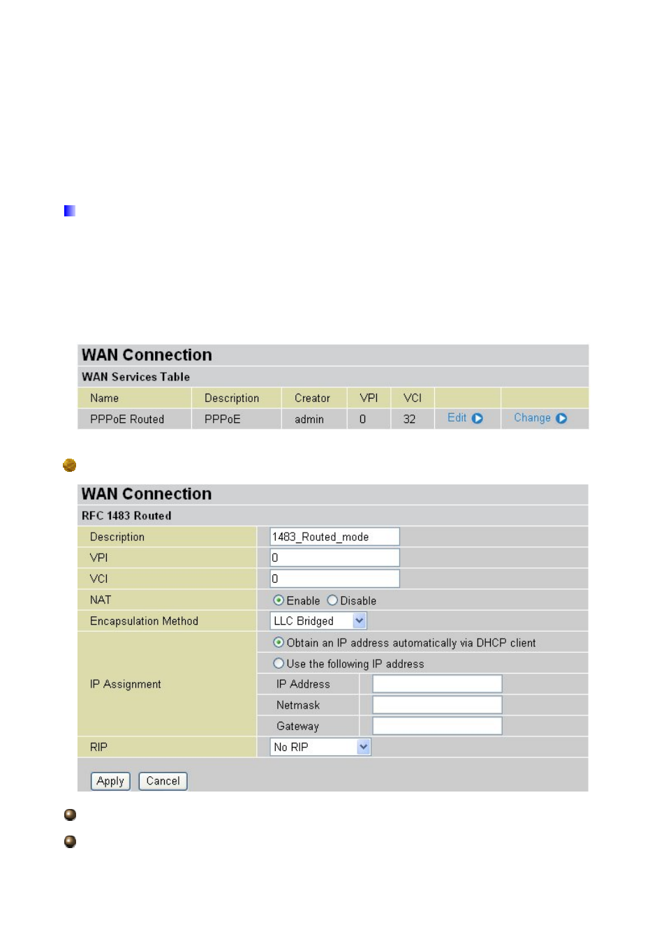 2 wan (wide area network), 1 isp | Billion Electric Company BiPAC 7202GR2 User Manual | Page 42 / 96