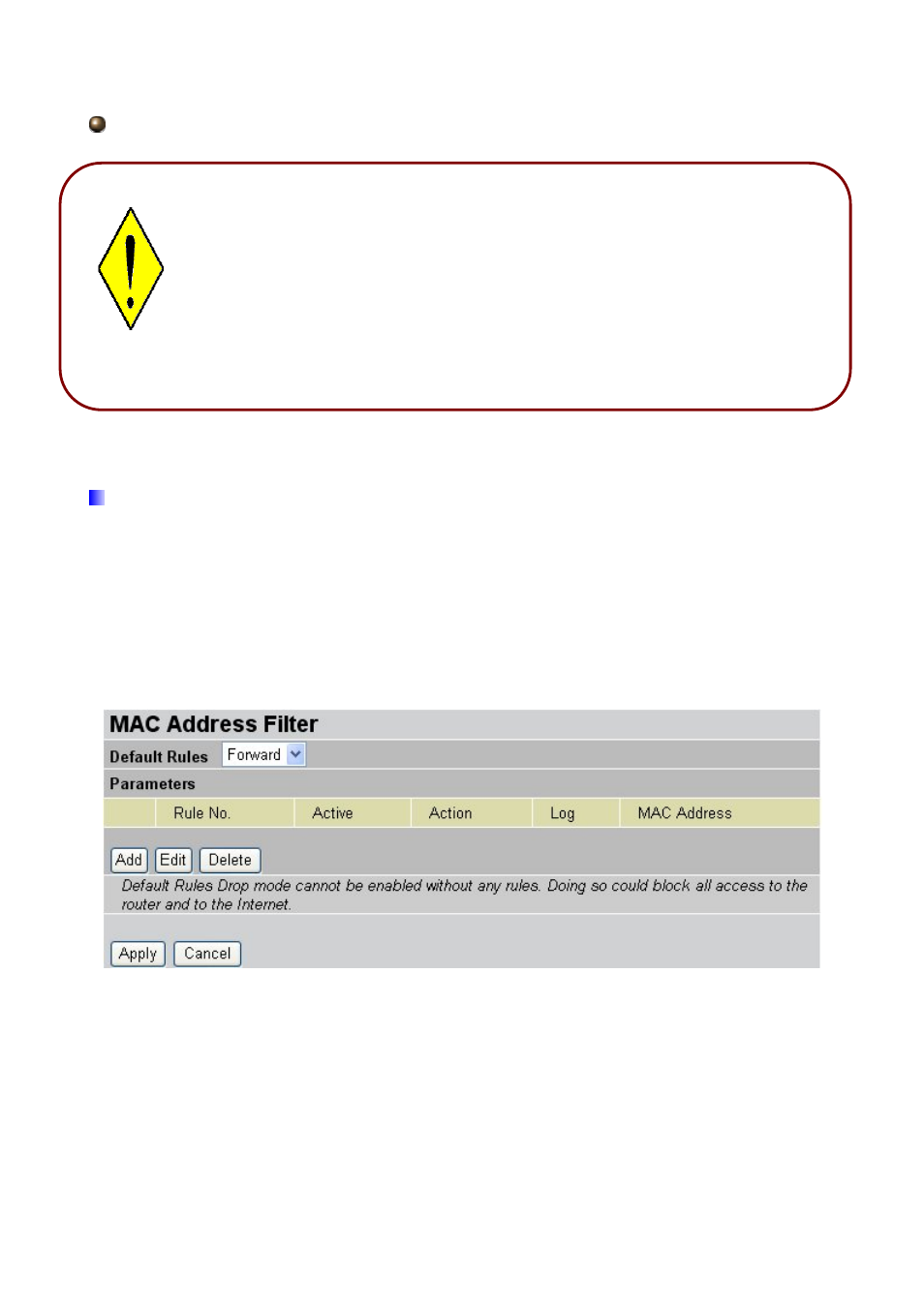 2 mac address filter | Billion Electric Company BiPAC 7202GR2 User Manual | Page 58 / 96