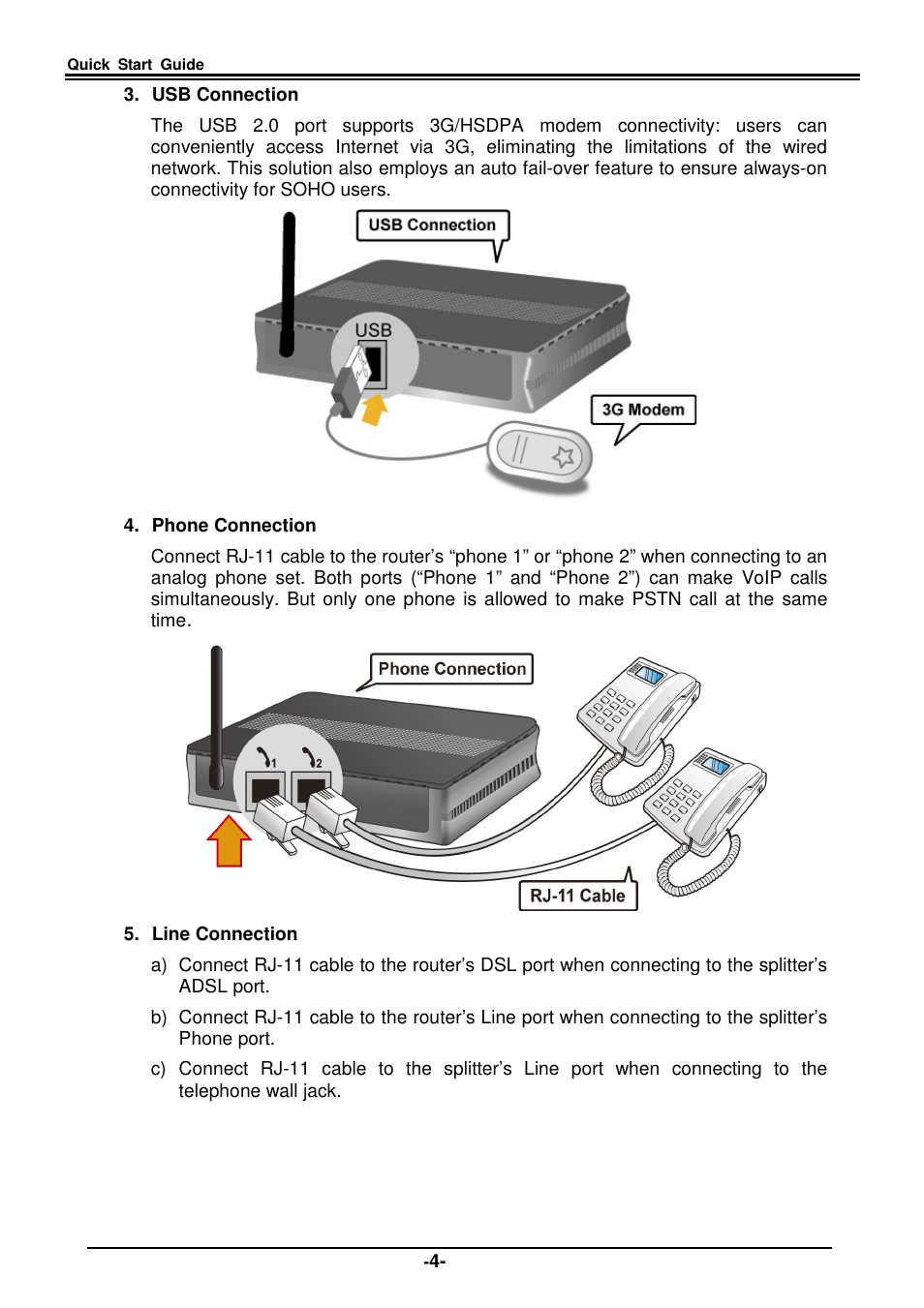Billion Electric Company BiPAC 7404V(G)PX User Manual | Page 6 / 8