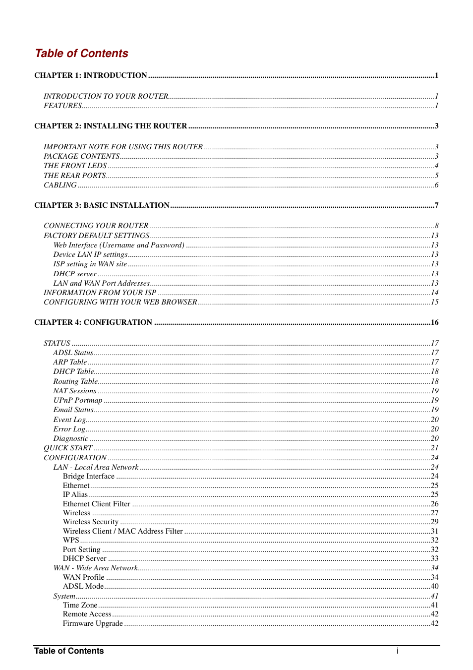 Billion Electric Company 400G User Manual | Page 2 / 88
