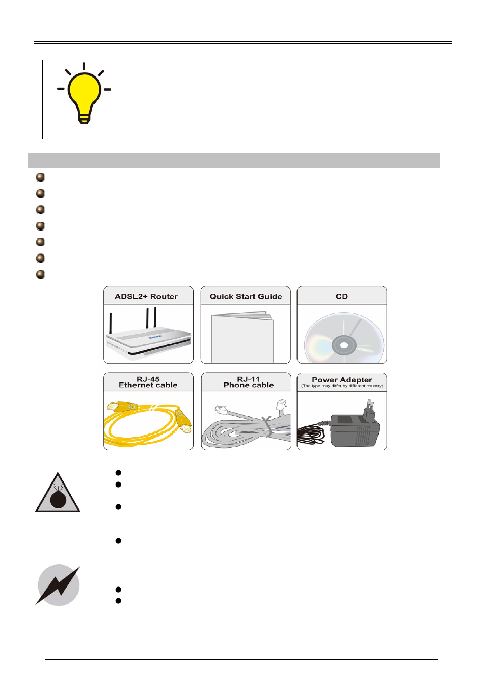 Billion Electric Company BiPAC 7300N User Manual | Page 3 / 8