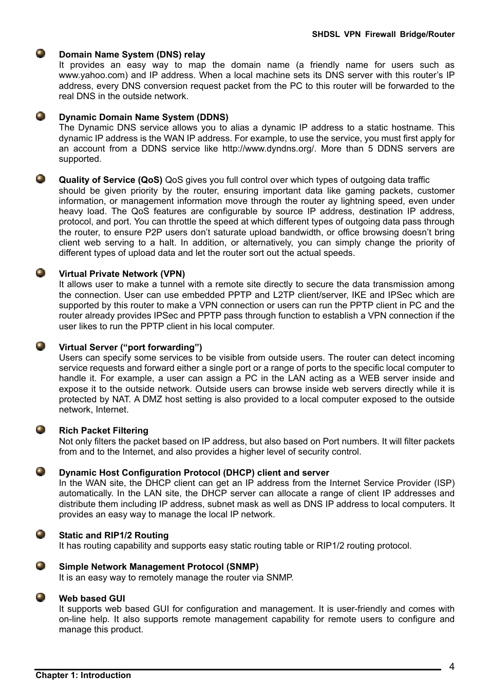 Billion Electric Company BIPAC 8501 User Manual | Page 5 / 134